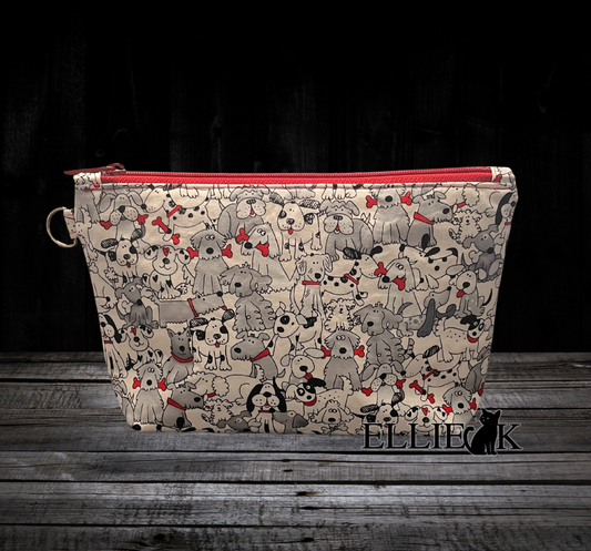 Doodle Dogs Zipper Bag