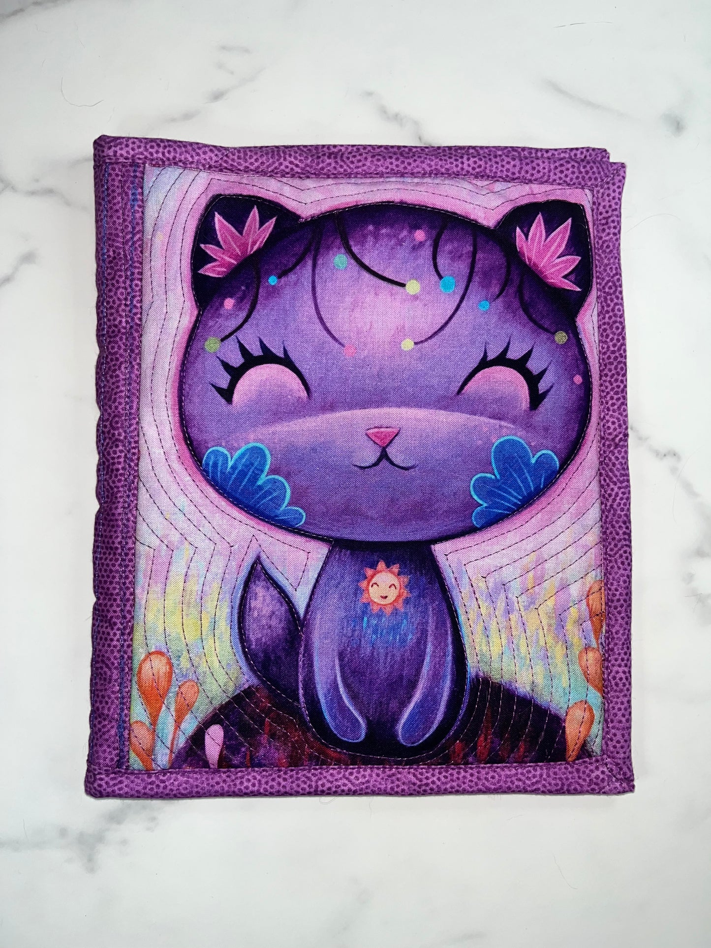 Purrfect Purple Project Pouch